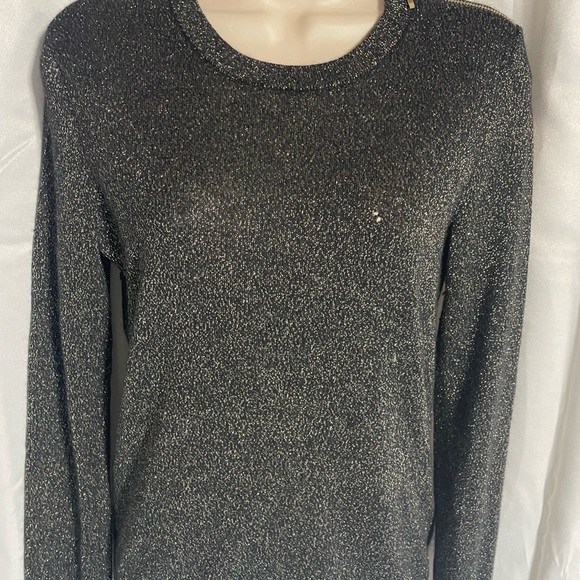 Equipment Femme metallic holiday sweater  size m - Picture 2 of 10